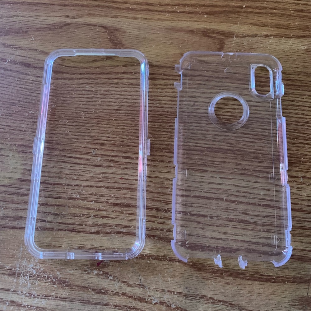Xs max clear outter box case